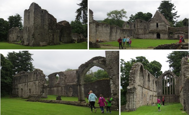 Inchmahome Priory on an island in the middle of the Lake of Menteith near Stirling, Scotland
