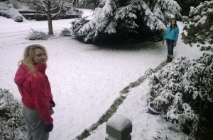 Snow Day! No school.