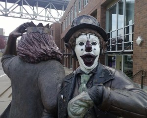 J.P. Patches statue
